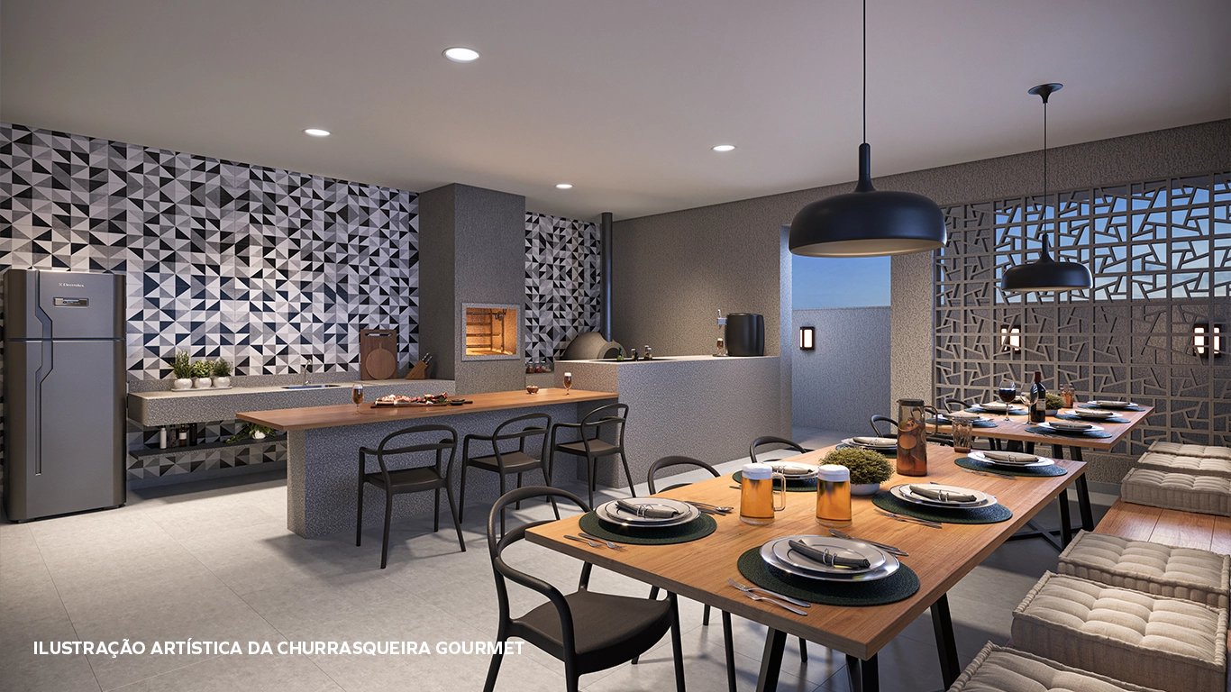 07 - ILUSTRAÇÃO ARTÍSTICA DA CHURRASQUEIRA GOURMET