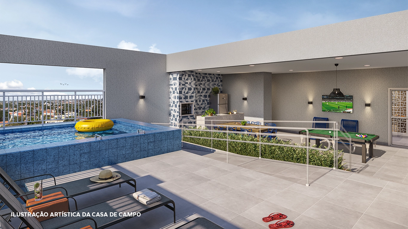 08 - ILUSTRAÇÃO ARTÍSTICA DA CASA DE CAMPO