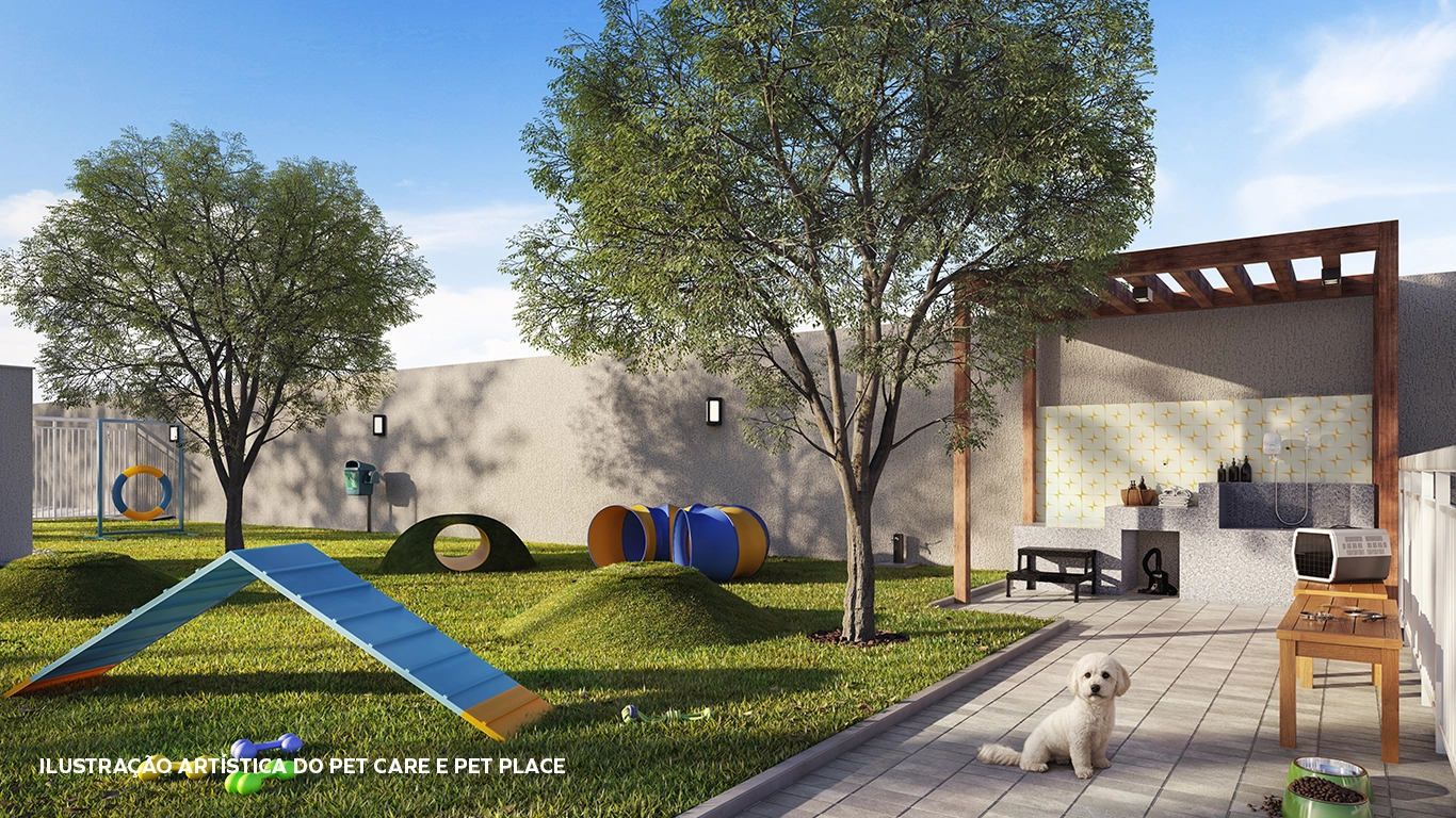 15 - ILUSTRAÇÃO ARTÍSTICA DO PET CARE E PET PLACE